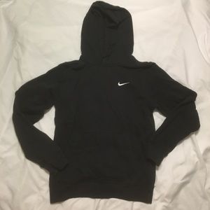 Plain black nike hoodie